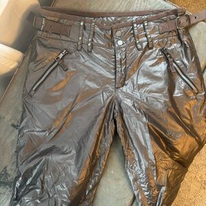 Skea brown metallic ski bunny ski pants | size 8